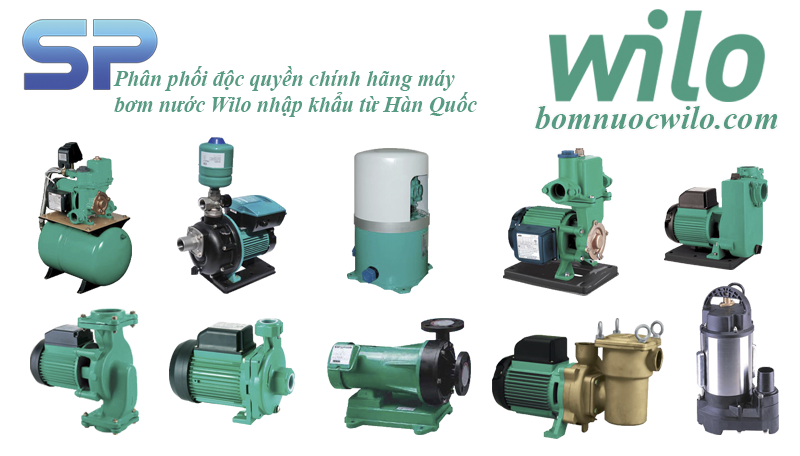 Phân phối máy bơm nước Wilo chính hãng giá tốt nhất tại Siêu Phong