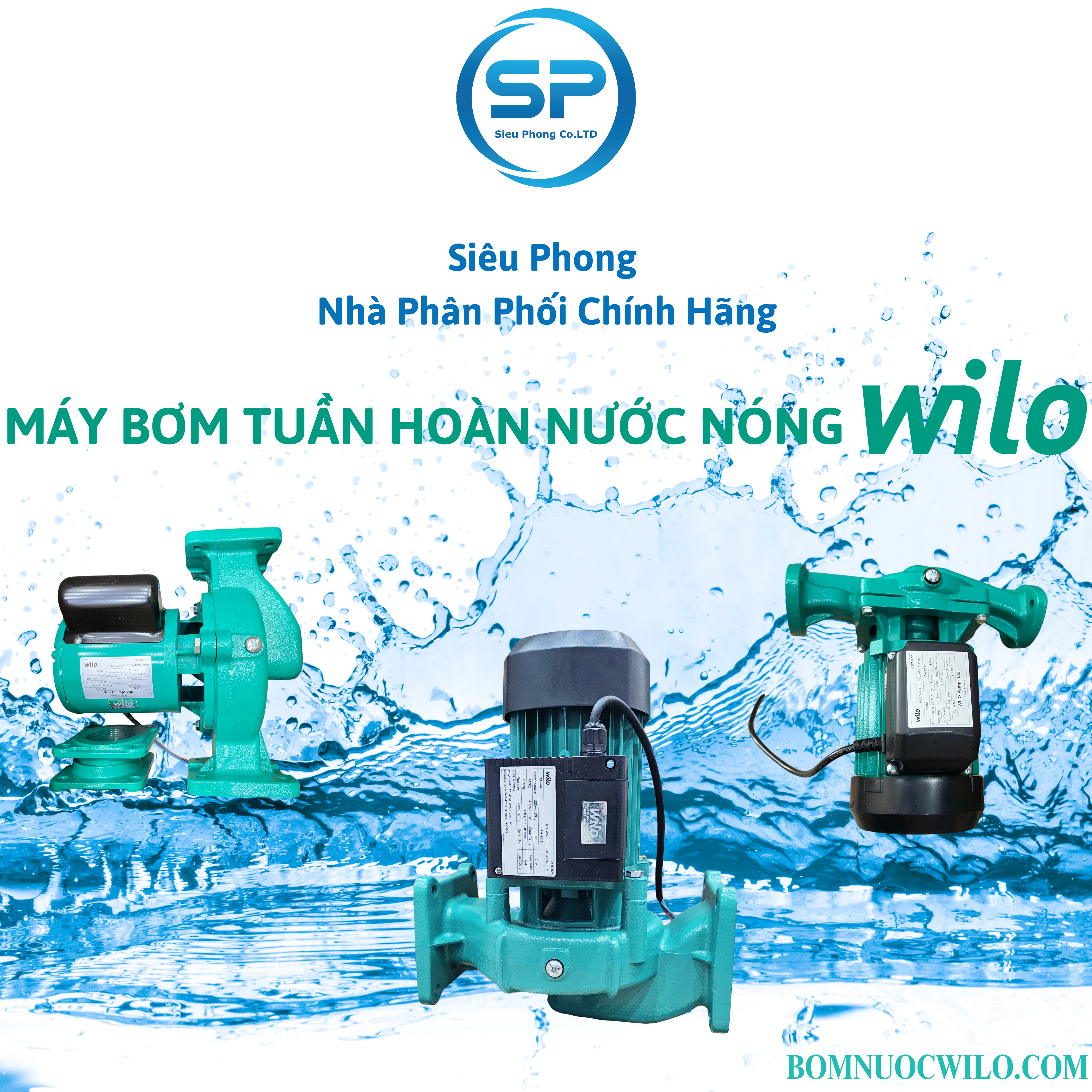 Bơm Tuần Hoàn Nước Nóng WILO PH-Series: Giải Pháp Cho Biệt Thự & Khách Sạn