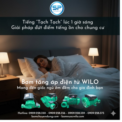Đánh giá Bơm Tăng Áp Điện Tử WILO (Siêu Êm & Thông Minh)