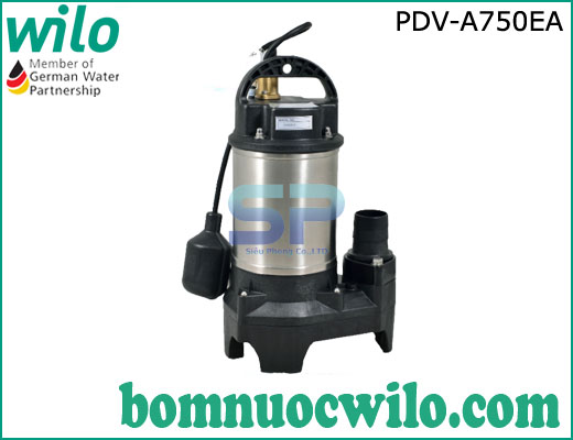Máy bơm chìm hút nước thải WILO PDV A750EA 1HP