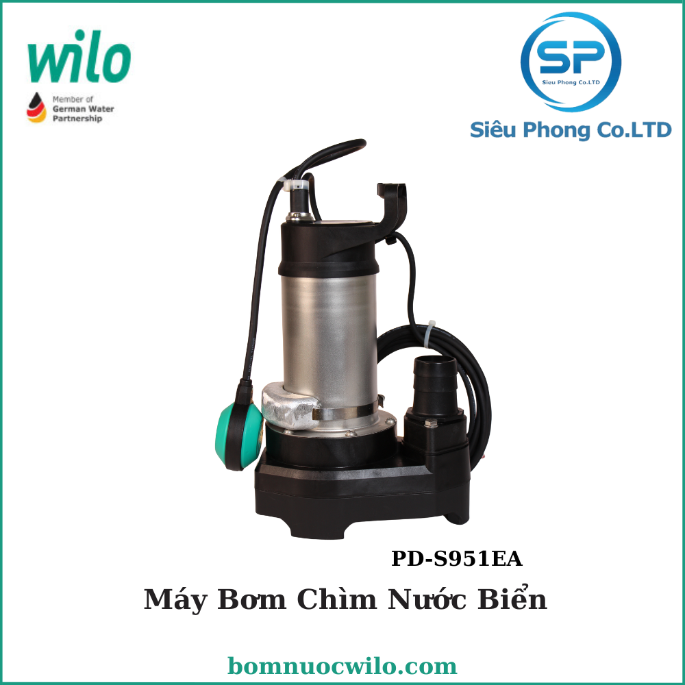 Máy Bơm Chìm Nước Biển Wilo PD-S951EA Máy Bơm Chìm Nước Biển Wilo PD-S951EA