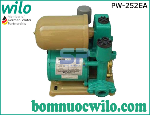 Máy bơm tăng áp tự động Wilo PW-252EA có bình tích áp Máy bơm tăng áp tự động Wilo PW-252EA có bình tích áp